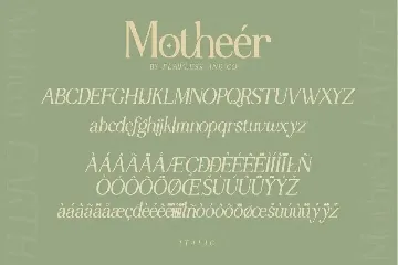 Motheer font