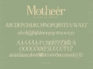 Motheer font