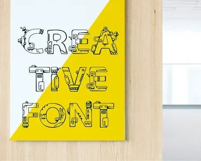Robofor_mechanical engineering font