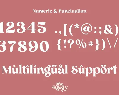 Kasty font