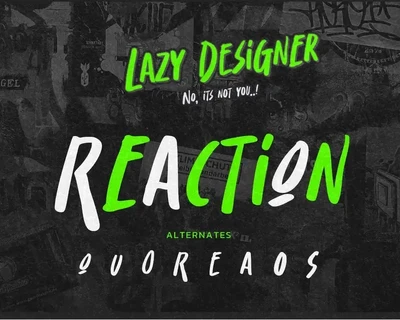 Lazy Designer -  Natural Handwritten font