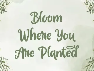 Garden Bloom - Hand Drawn Font