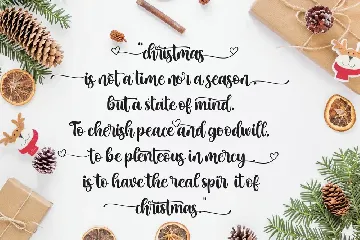 Christmas Blessing - Modern Calligraphy Font