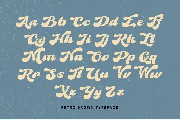 Retro Brown - Vintage Font