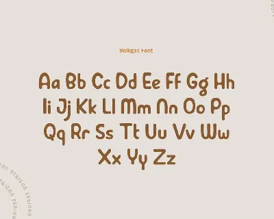 Belligan font