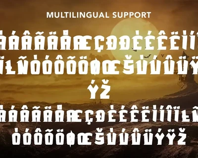 Vampire World - Halloween Display Font