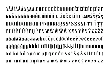 Cas Calisaya Display Condensed font