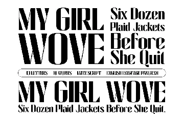 Cas Calisaya Display Condensed font