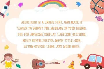 ROBOY KIDS - Fun Font