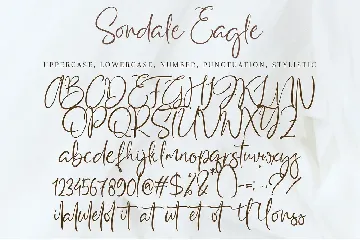 Sondale Eagle font