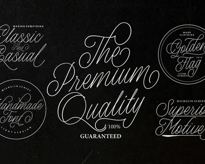 Michelin Script font