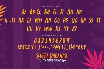 Sweet Darkness - Fun Display Typeface font