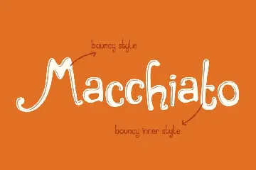 Caramel Macchiato font