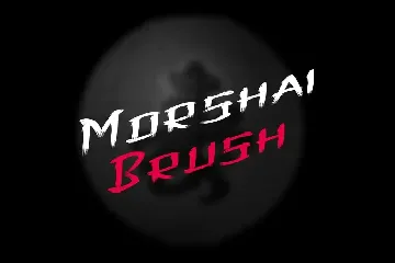 Morshai Brush font