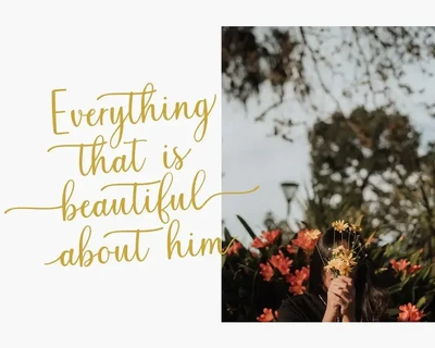 Nazelia Modern Script font