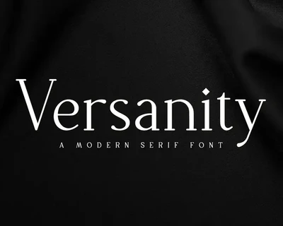 Versanity - Business Font