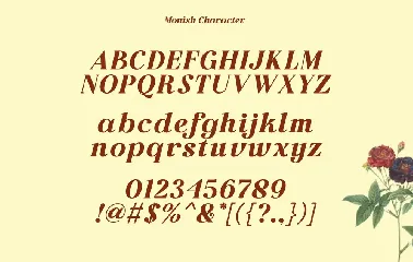 Monish font