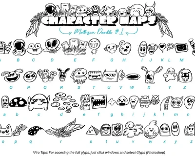 Mollusca Font Trio | Doodle Font