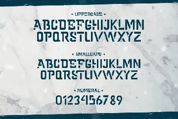 Cold Army â€“ A Stencil Font