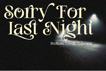 Berliana Lovely font