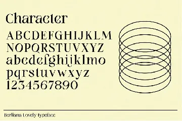 Berliana Lovely font