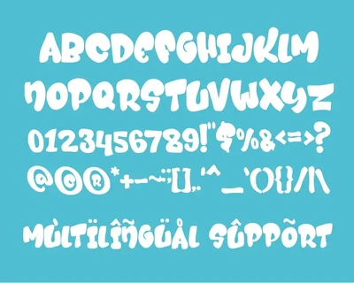 Chubby Monster - Cute Display Font