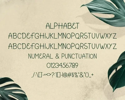 Zeaima - Hand Drawn Font
