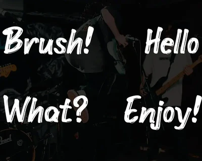 Brash Ginio - Textured Brush Font