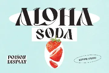 Poison Display font