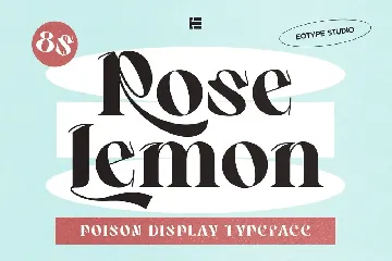 Poison Display font