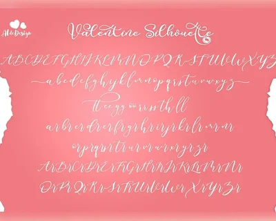 Valentine Silhouette font