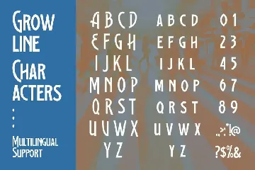 Growline font