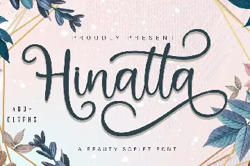 Hinatta Beauty Script Font