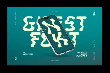 Gilest - A Psychedelic Distort Font