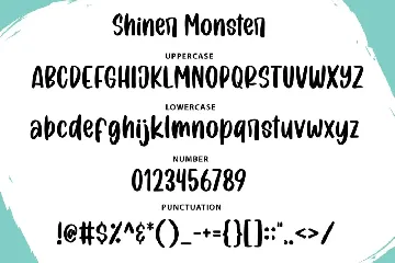 Shiner Monster font