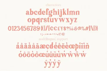 Sugar Peach Serif Font