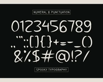 Cursechaos Font - Horror Display Typeface
