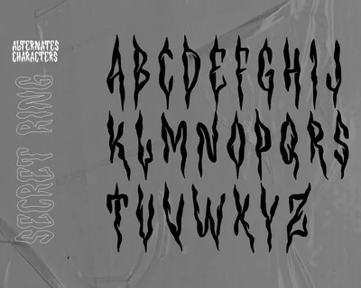 Secret Ring font