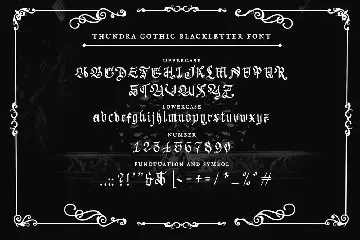 Thundra â€“ Blackletter Font