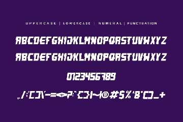 Dead Racing font