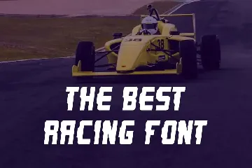 Dead Racing font