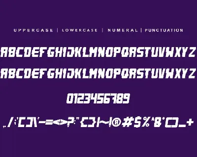 Dead Racing font