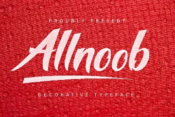Allnoob Decorative Font