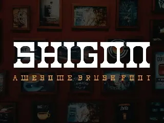 SHIGON font