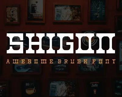 SHIGON font