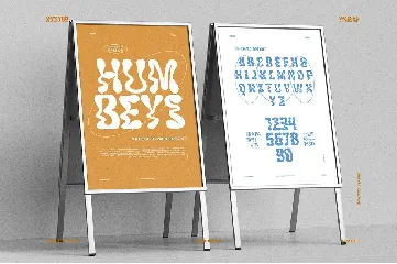 Humbeys - Rounded Warped Font