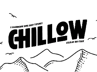 Chillow font
