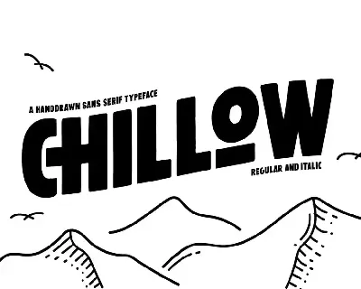 Chillow font