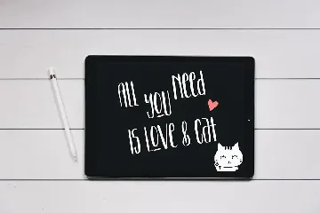 Kitten Lover Cute Display Font