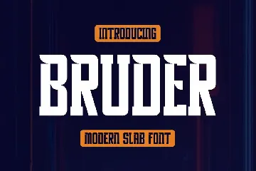 Bruder font